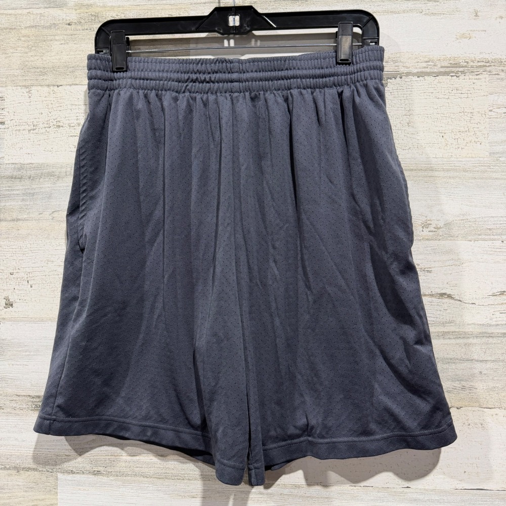 Basketball Shorts Academy Men XL Gray Mesh Athletic Sportswear EUC